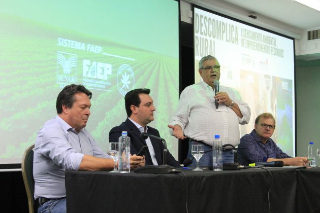 Em evento da FAEP, governador anuncia desburocratização de licenciamentos ambientais
