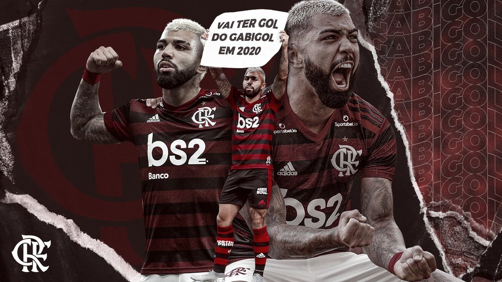 Gabigol fica no Flamengo em 2020: anúncio, contrato, placa e artilharia do século