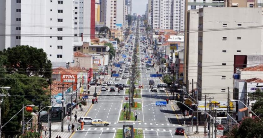 Avenida Visconde de Guarapuava - Curitiba - obras - motoristas