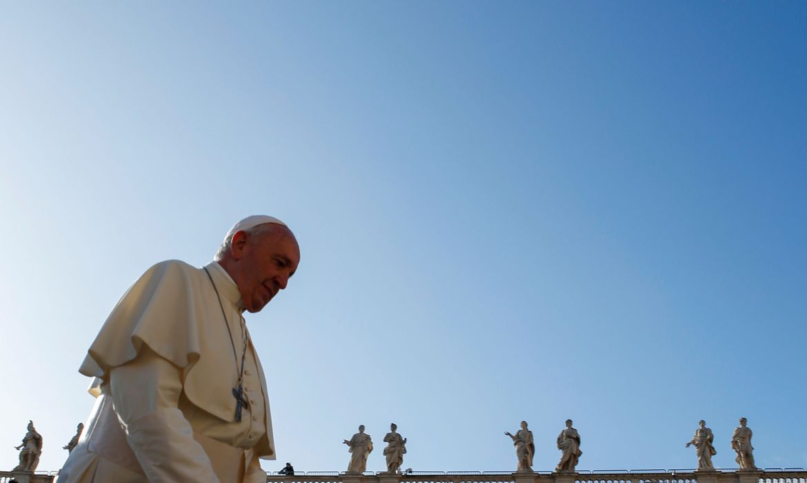 O Papa Francisco participa da audiência geral semanal no Vaticano, Remo Casili/Reuters