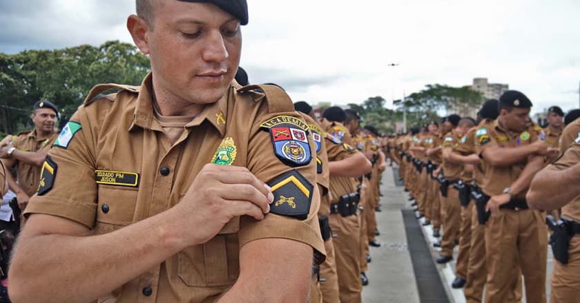 Curitiba, 12 de Janerio de 2017. Formatuda do Curso de Formação de Soldados da Polícia Militar do Paraná.