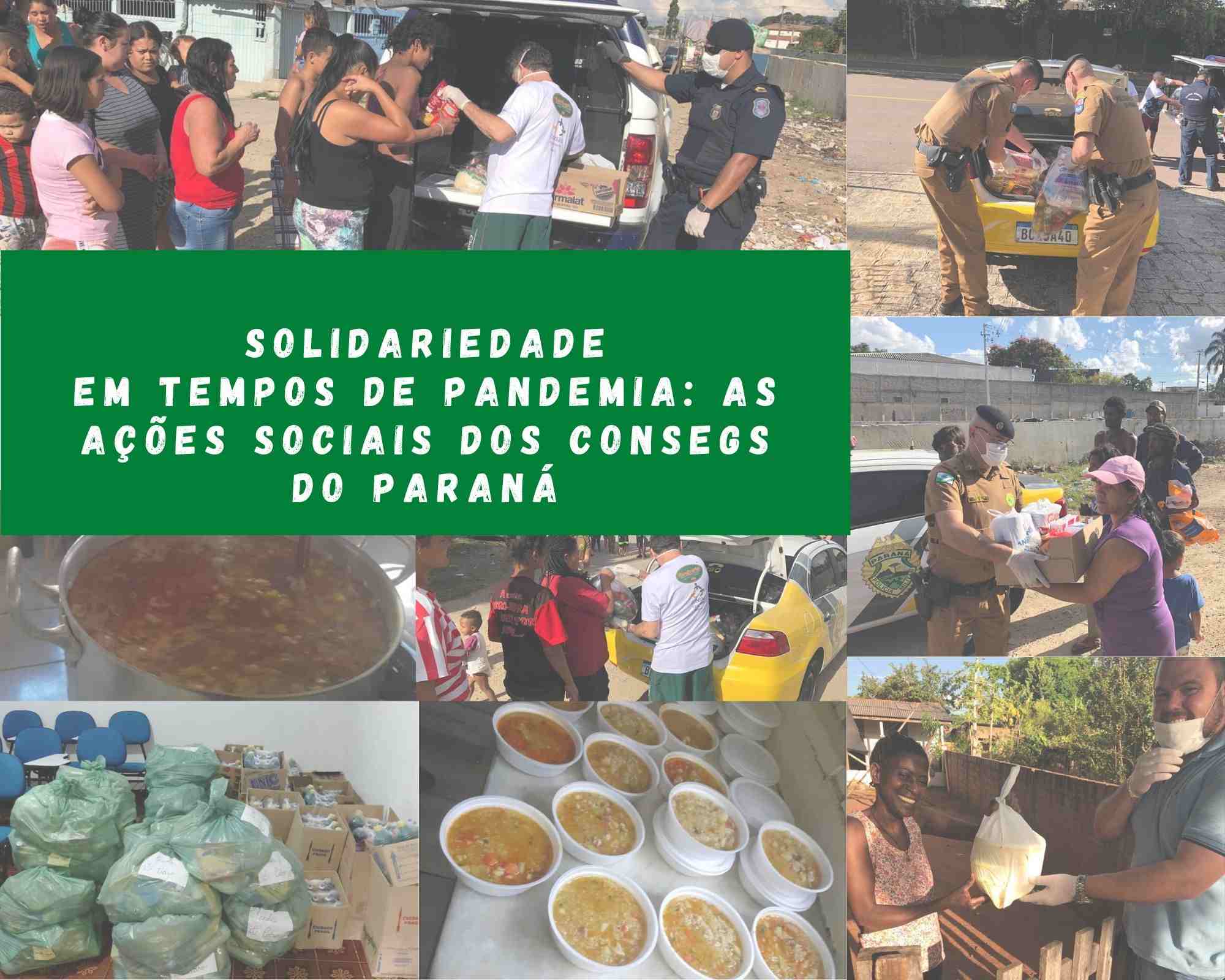 Solidariedade em tempos de pandemia: as ações sociais dos CONSEGs do Estado do Paraná