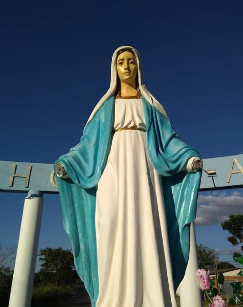 Nossa Senhora das Graças tem as mãos arrancadas em ato de vandalismo no PR