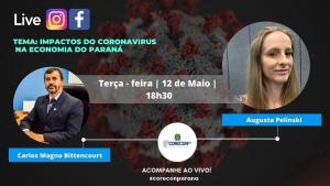 RB| CORECONPR promove live com o tema: impactos do corona vírus na economia do Paraná
