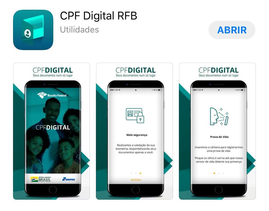 CPF Digital: aplicativo da Receita Federal está disponível para Android e iOS