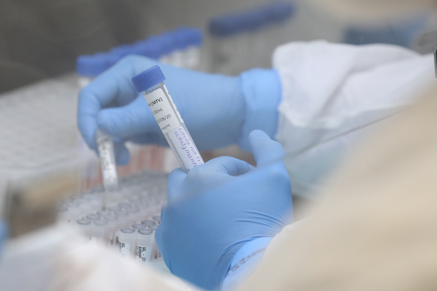 Laboratório Central do Estado - LACEN  -  Recepção  de amostras para teste do Coronavirus.
Curitiba, 01/04/2020 - Foto: Geraldo Bubniak/AEN