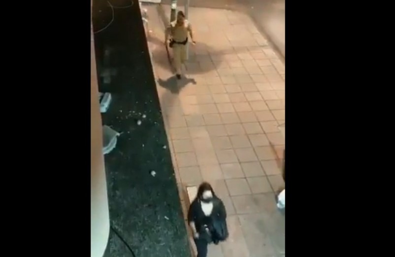 VÍDEO: Policial age de forma agressiva contra mulher após ato em Curitiba: “maldita”