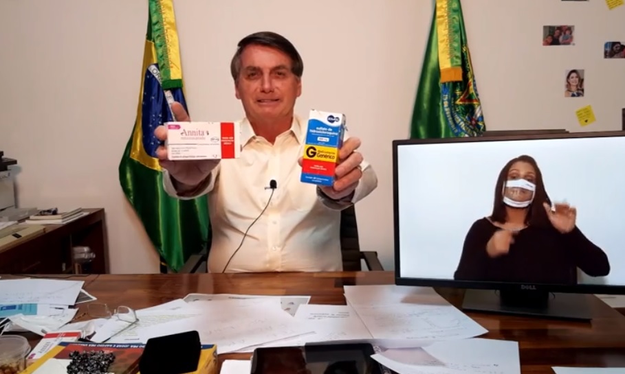 Para difundir cloroquina, Bolsonaro mobilizou cinco ministérios, estatal, conselhos, Exército e Aeronáutica