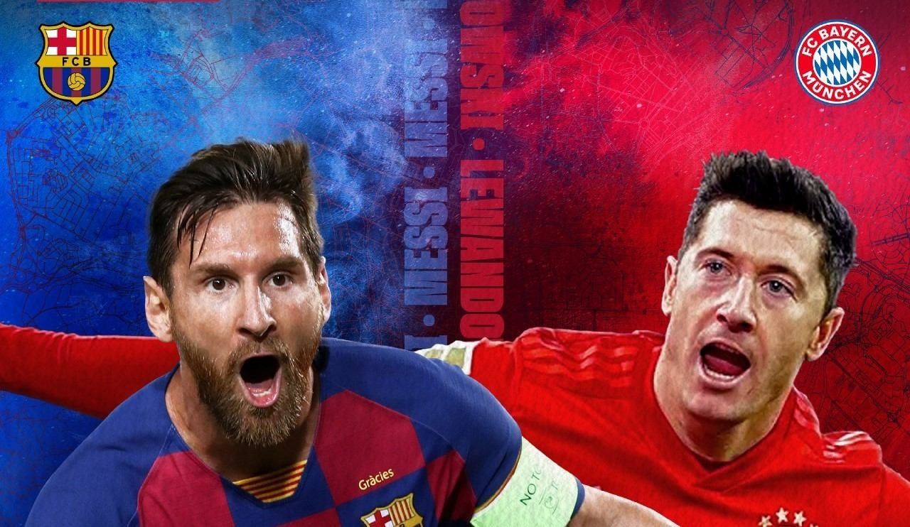 Barcelona e Bayern divulgam escalações com Messi e Lewa; veja onde assistir a Champions