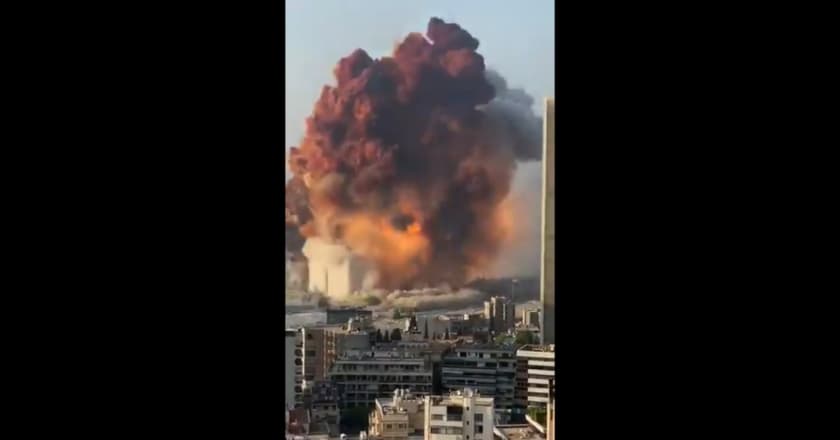 explosão beirute líbano