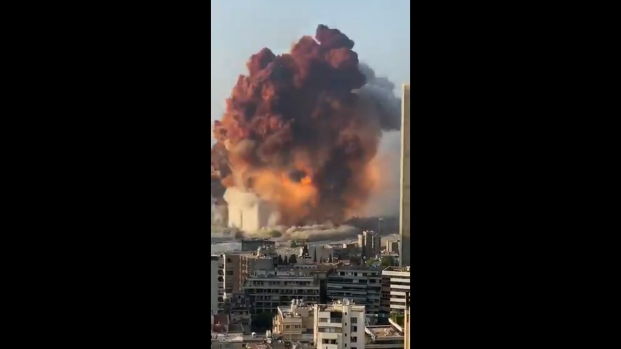 AO VIVO: Explosão em Beirute, no Líbano, surpreende; veja vídeos