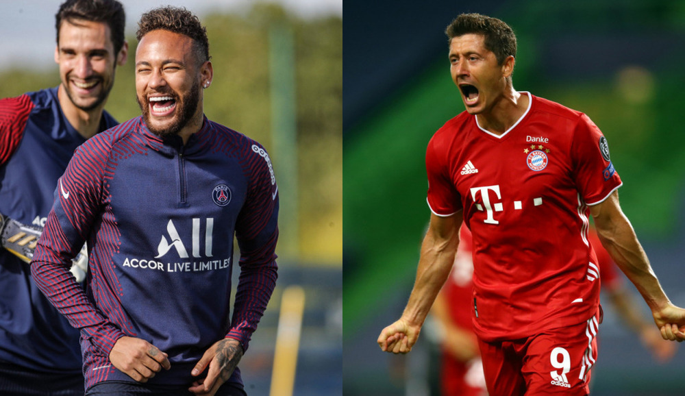 Final da Champions entre PSG e Bayern é prova de fogo para Neymar e Lewandowski