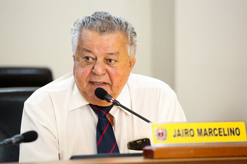 Vereador Jairo Marcelino, 77 anos, testa positivo para a covid-19. Foto: Divulgação/CMC