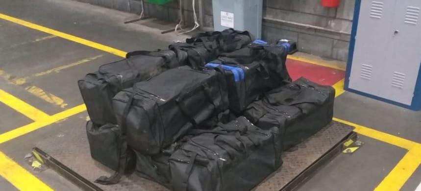 Operação apreende 254 kg de cocaína no Porto de Paranaguá