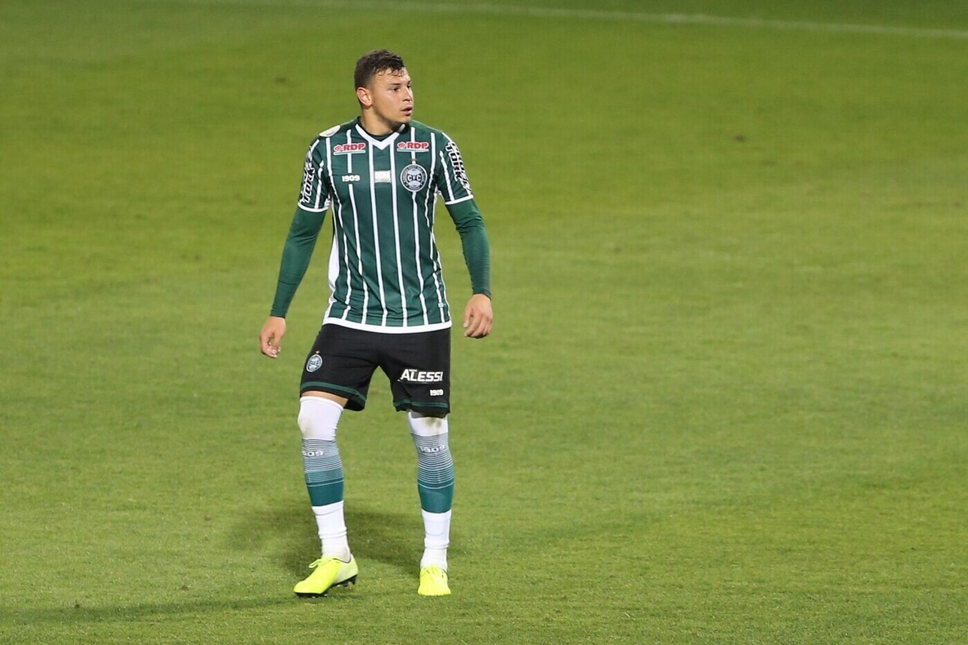 Hugo Moura fez sua estreia pelo Coritiba. (Geraldo Bubniak/AGB)