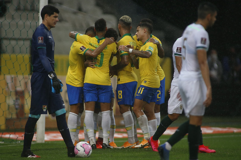 Brasil goleia Bolívia na estreia pelas Eliminatórias da Copa do Mundo 2022