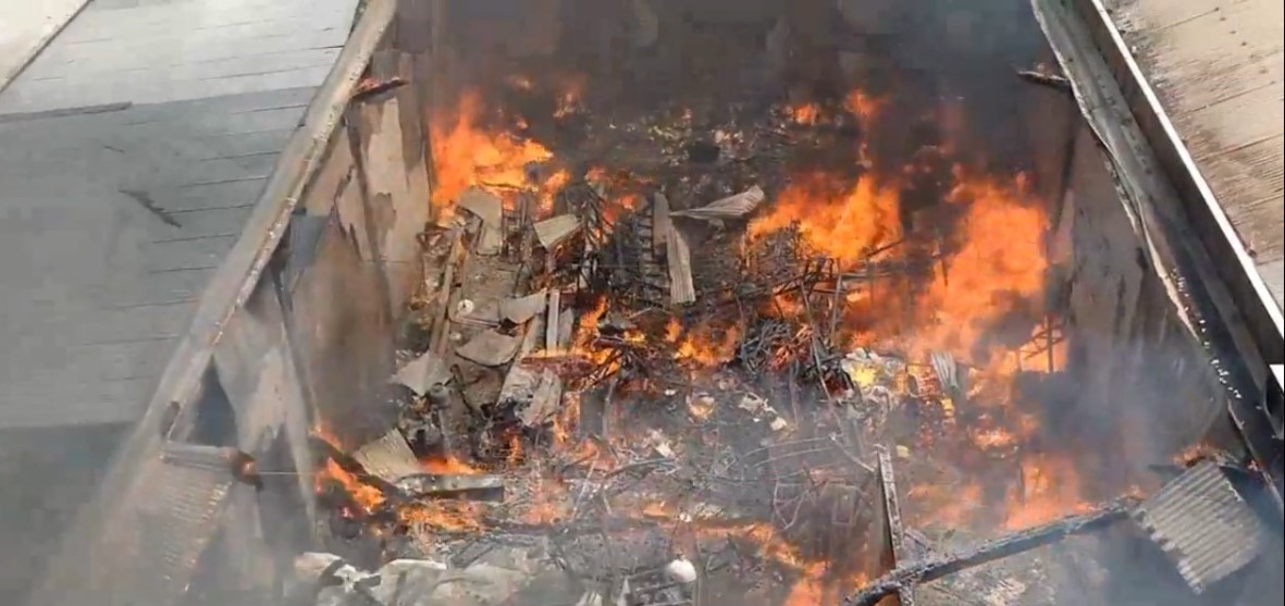 Incêndio de grande proporção destrói loja de decoração em Maringá