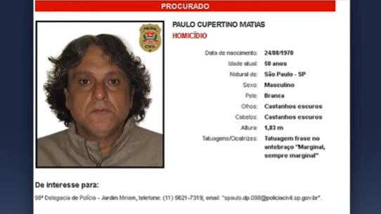 Esconderijo de assassino de ator é encontrado no Paraguai; foragido não estava no local
