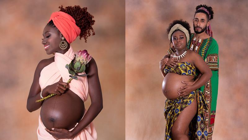 Exposição fotográfica mostra a gestação de mães negras