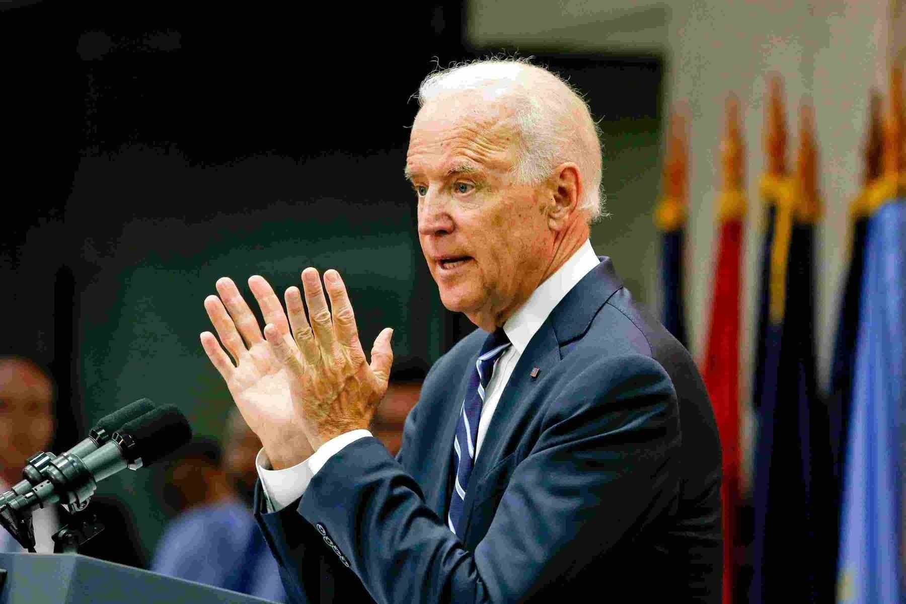O candidato democrata, Joe Biden. Crédito: Pedro Ladeira/Folhapress