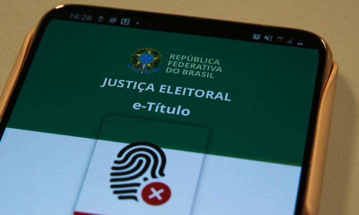 e-Título é um aplicativo móvel para obtenção da via digital do título de eleitor. Marcello Casal Jr/ABR