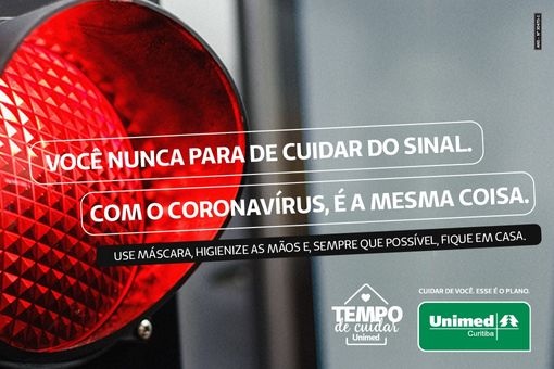 Unimed Curitiba cria campanha que alerta a população a continuar os cuidados contra a COVID-19