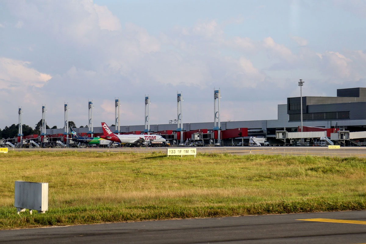 Visita ao terminal Afonso Pena em workshop sobre a malha aérea e a infraestrutura aeroportuária no Paraná nesta sexta-feira (03).   Curitiba, 03/05/2019 -  Foto: Geraldo Bubniak/ANPr