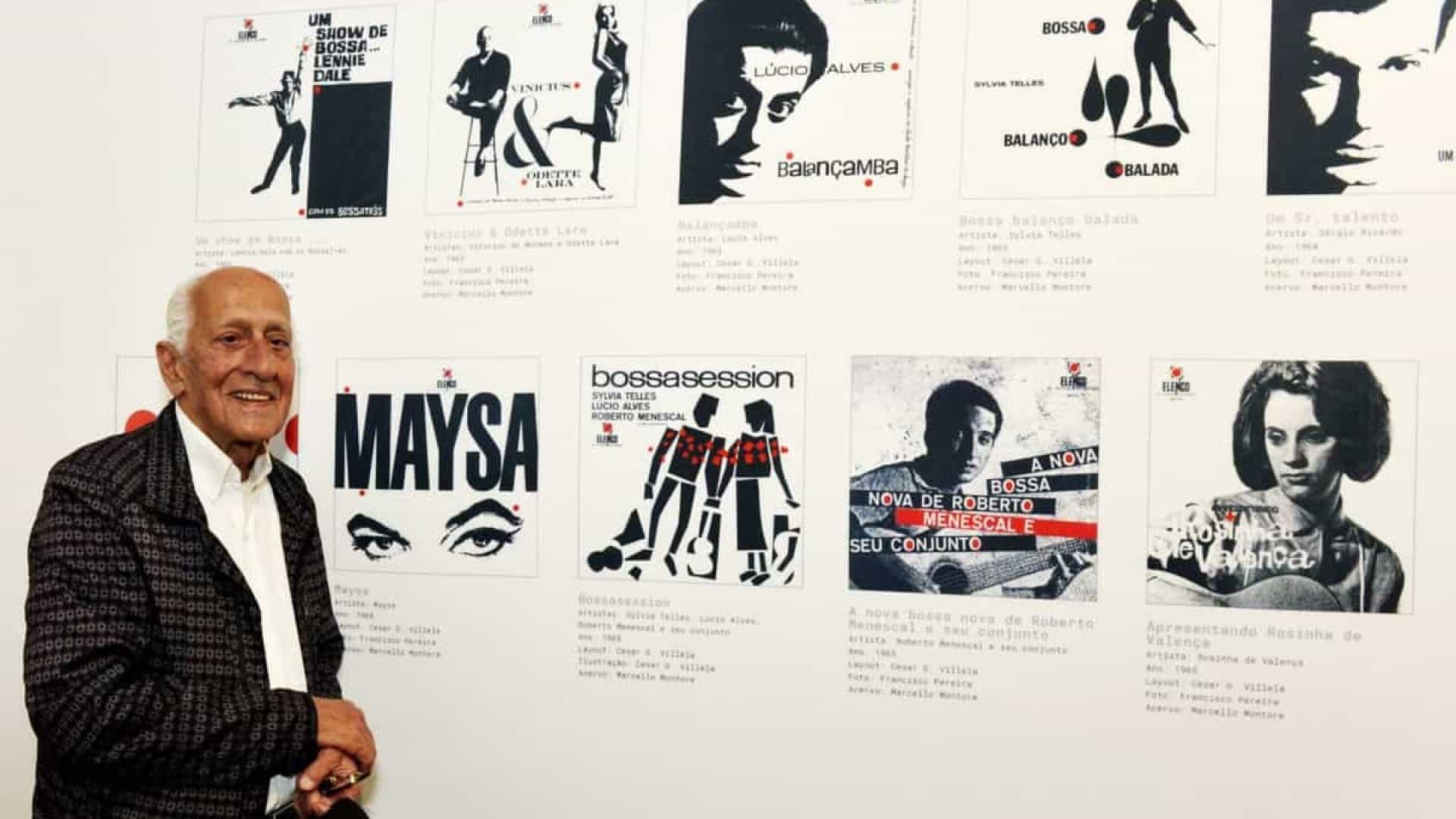 Cesar Villela, designer de discos da bossa nova, morre aos 90 anos