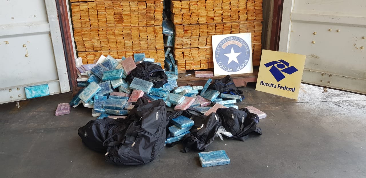 RF intercepta 230 kg de cocaína na 20ª apreensão de 2020 no Porto de Paranaguá
