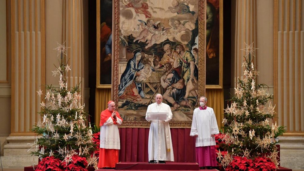 Papa no Vaticano. Crédito: Vatican News