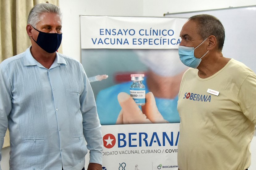 Soberana é uma das vacinas cubanas em estudo. Crédito: governo de Cuba