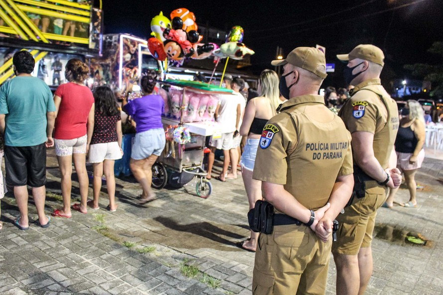 PM aponta queda nos crimes durante Carnaval no Litoral do Paraná