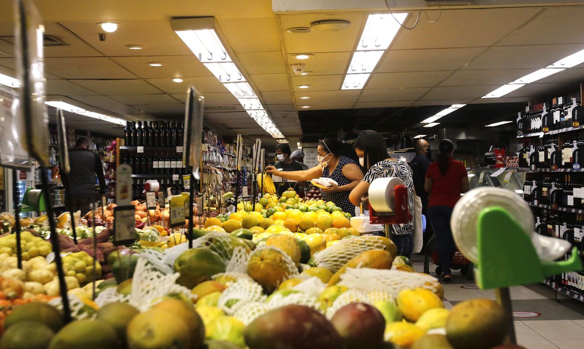 Supermercado na zona sul do Rio de Janeiro. Tânia Rêgo/ABR