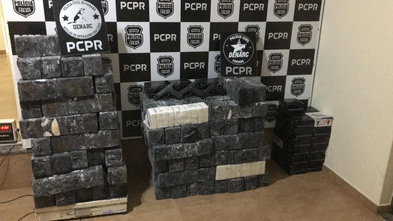 PCPR apreende carregamento de drogas avaliado em R$ 40 mil na região norte do Paraná
