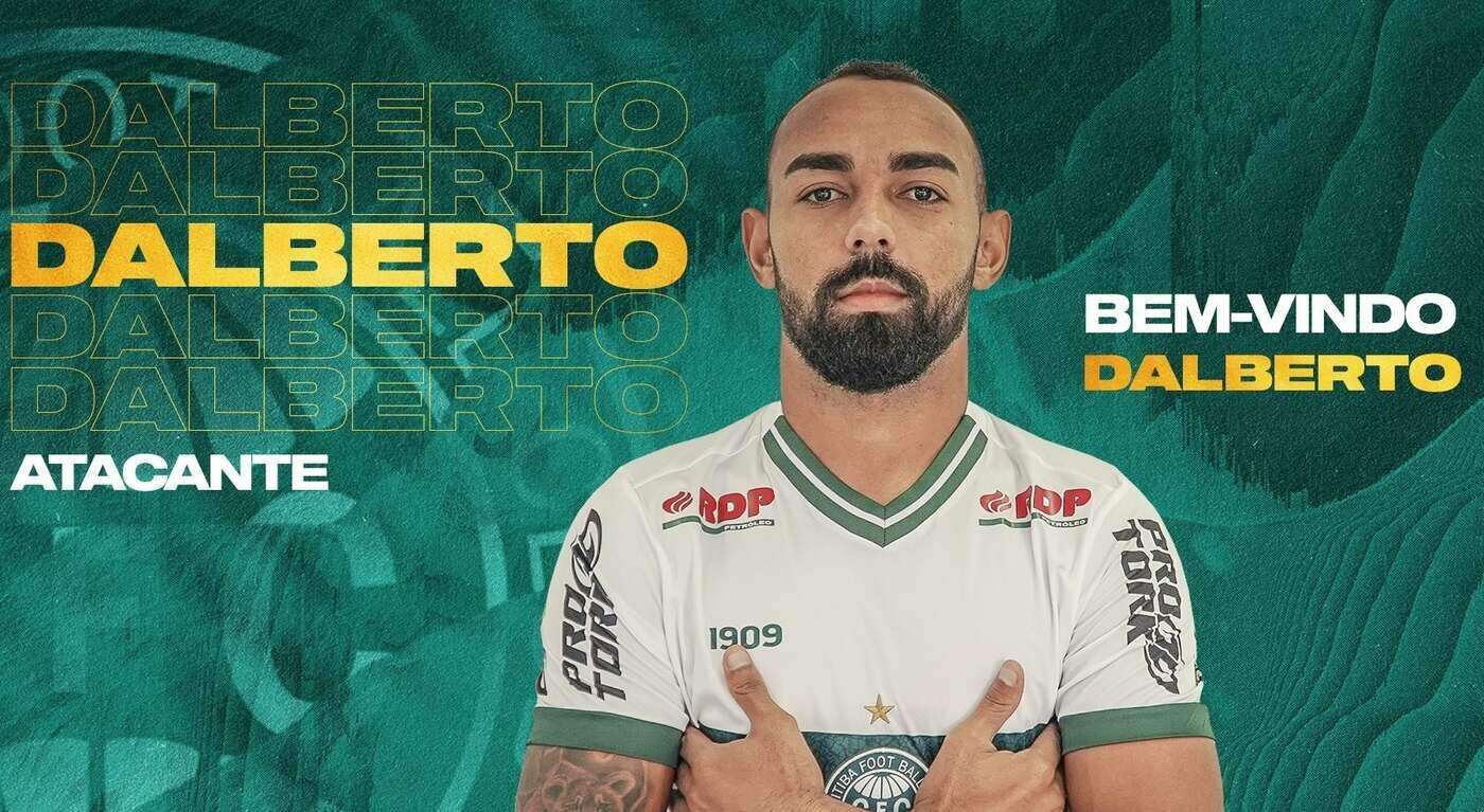 Coritiba anuncia contratação do atacante Dalberto, ex-Juventude