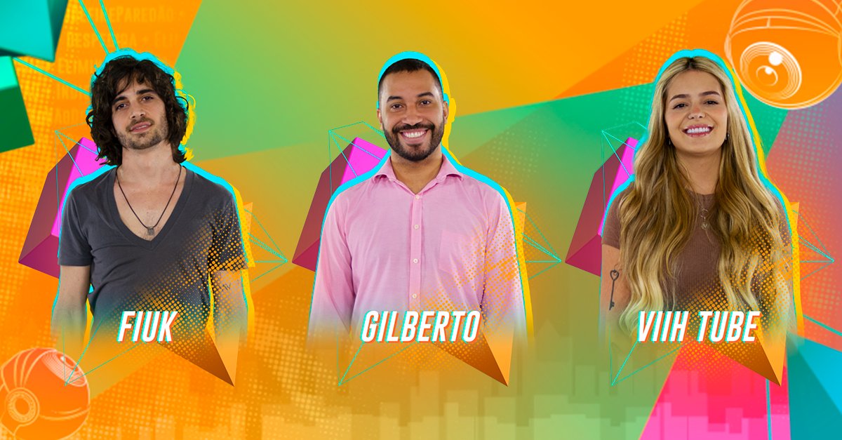 Fiuk, Gilberto e Viih Tube estão no novo paredão do BBB 21; veja como votar