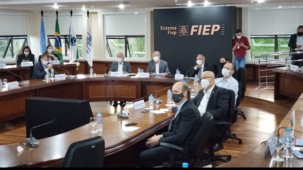 Encontro na Fiep com ministro Tarcisio de Freitas