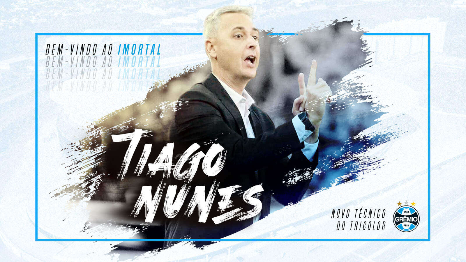 Grêmio anuncia Tiago Nunes para o lugar deixado por Renato Gaúcho