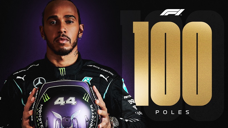 Lewis Hamilton conquista centésima pole de sua carreira na F1