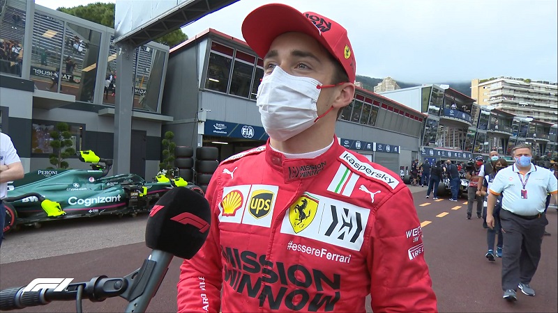 Leclerc bate no GP de Mônaco, mas fica com a pole; Hamilton é 7°