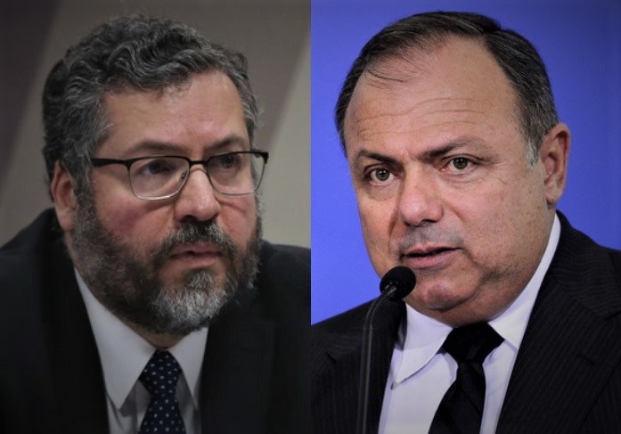 CPI da Covid ouve ex-ministros Ernesto Araújo e Eduardo Pazuello nesta semana