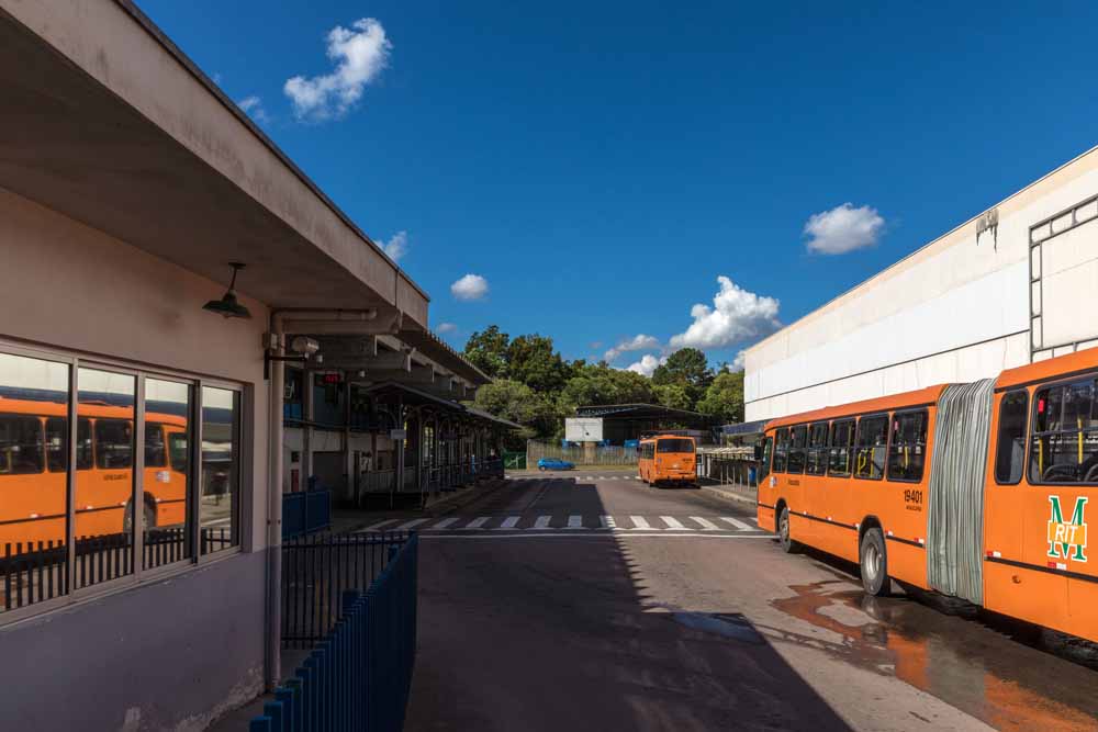 Terminal de Ônibus Centro, Araucária.
Foto: Maurilio Cheli