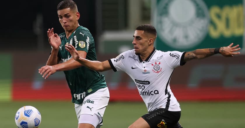 Palmeiras e Corinthians empatam no primeiro Dérbi do Campeonato Brasileiro