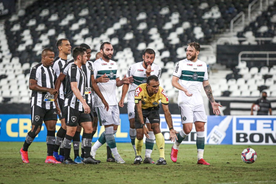 Coritiba entra com pedido de anulação do jogo contra o Botafogo pela Série B