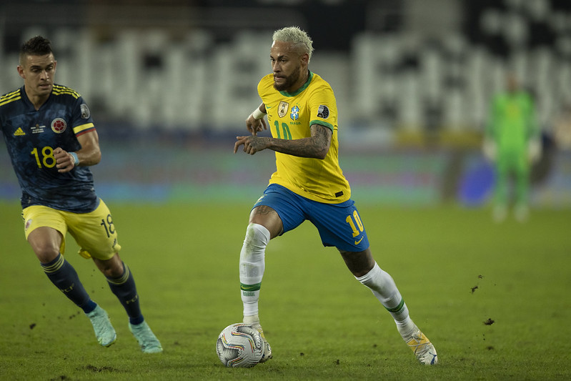 Brasil vence Colômbia e mantém 100% de aproveitamento na Copa América