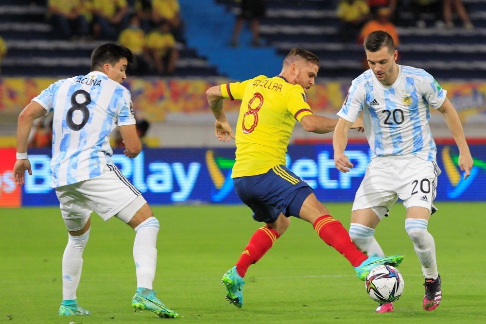 Argentina cede empate no último lance para Colômbia nas Eliminatórias