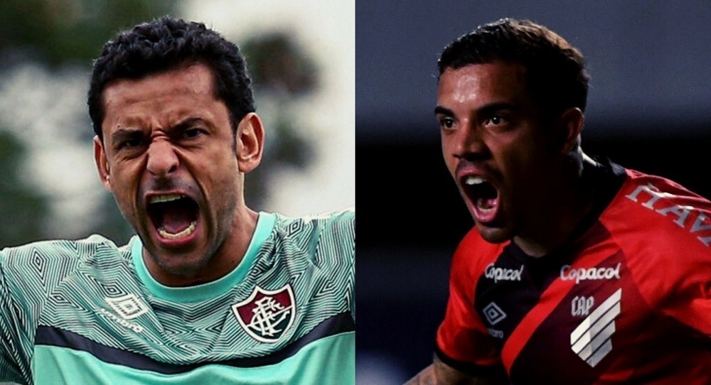 (Fotos: Lucas Merçon/Fluminense e Divulgação/Athletico)