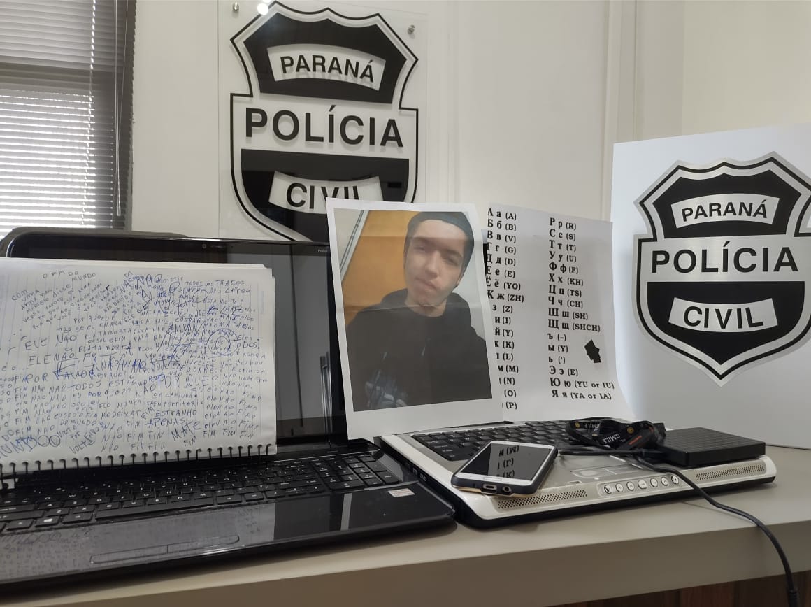 Adolescente suspeito de planejar ataques em escolas é alvo da polícia no Paraná