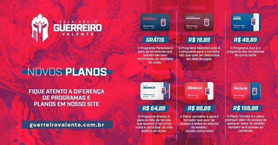 Paraná Clube lança seis planos de sócio torcedor; veja os valores e benefícios