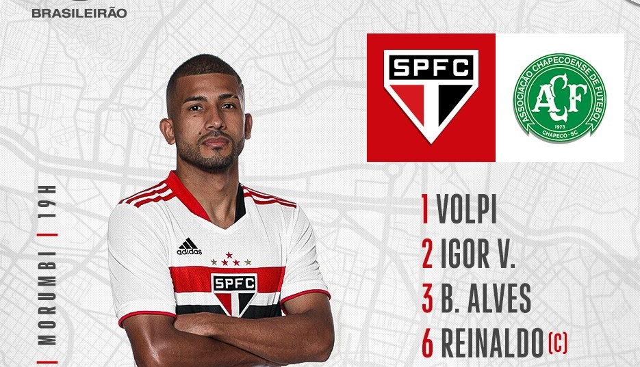 São Paulo x Chapecoense AO VIVO: Veja onde assistir ao jogo do Brasileirão